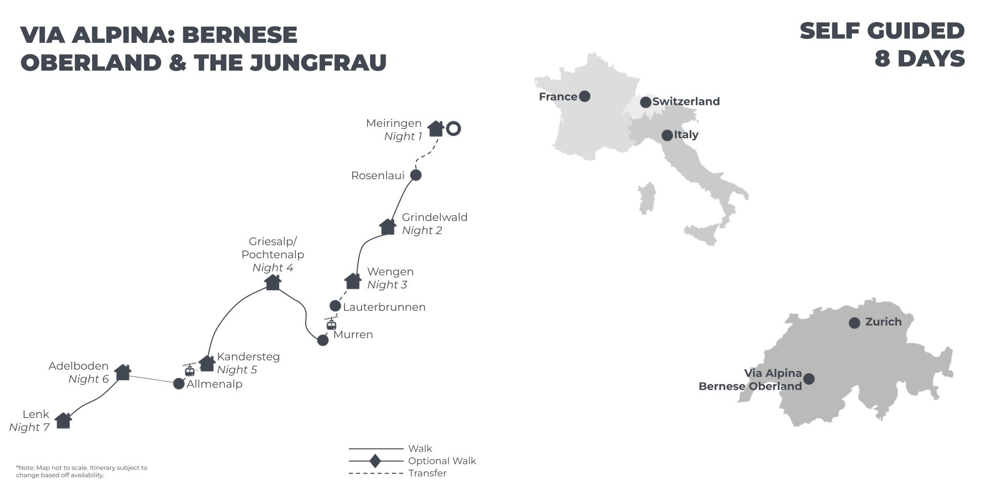 Via Alpina Bernese Oberland & The Jungfrau – 8 Days - map.png
